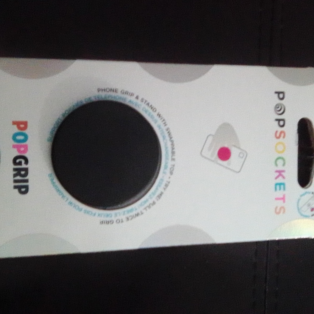 PopSocket Black Phone Grip Black